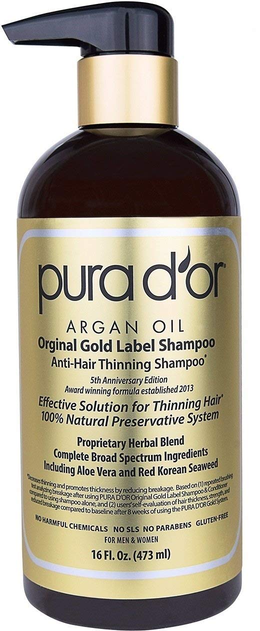 Anti-Thinning Shampoo & Deep Moisturizing Conditioner Set PURA D'OR - HaiRegrow