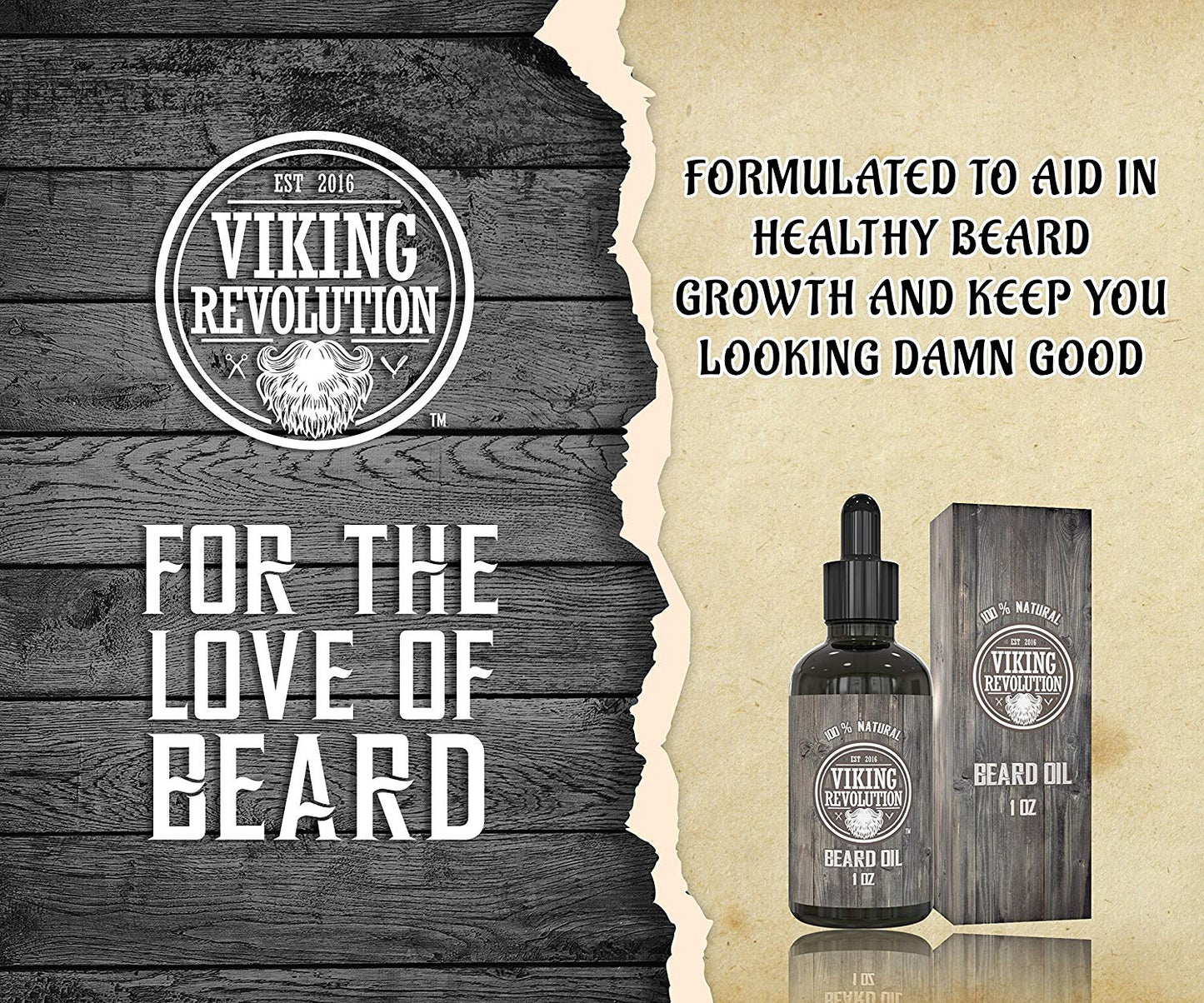 Beard Oil Conditioner with Organic Argan & Jojoba Oil - HaiRegrow