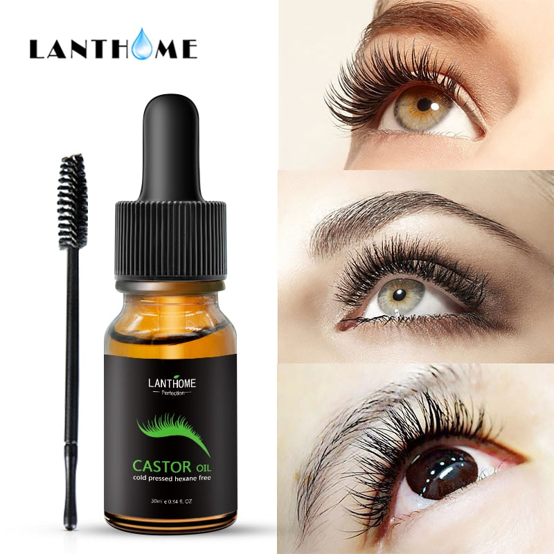 Castor Oil for Eyelash Growth Lanthome - HaiRegrow