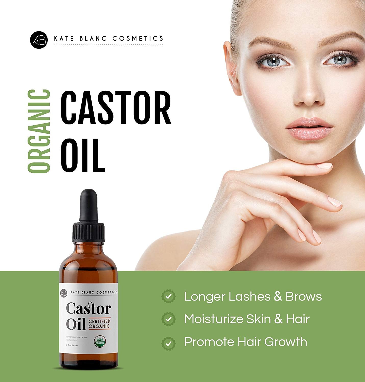 Eyelashes Growth with Castor Oil - HaiRegrow