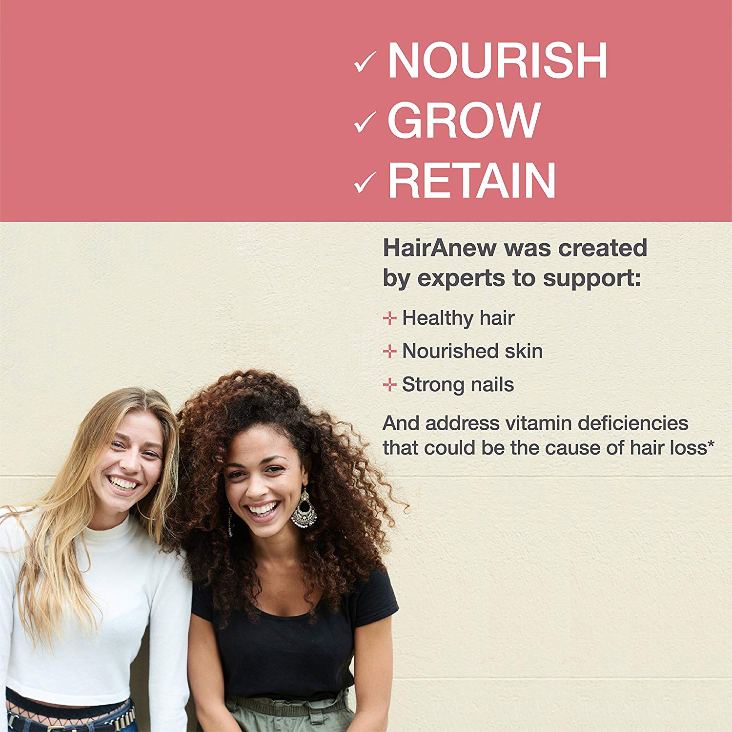 HairAnew Unique Hair Growth Vitamins with Biotin - HaiRegrow