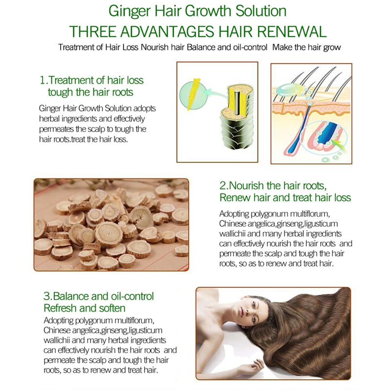 Ginger Germinal Oil 7 Days Hair Regrowth