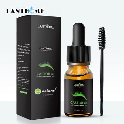 Castor Oil for Eyelash Growth Lanthome - HaiRegrow
