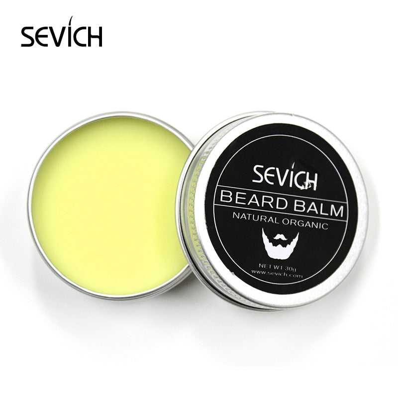 Natural Beard Balm Professional For Beard Growth Sevich - HaiRegrow