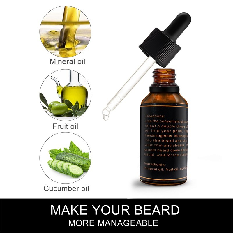 Men Beard Growth Oil & Wax by ALIVER - HaiRegrow