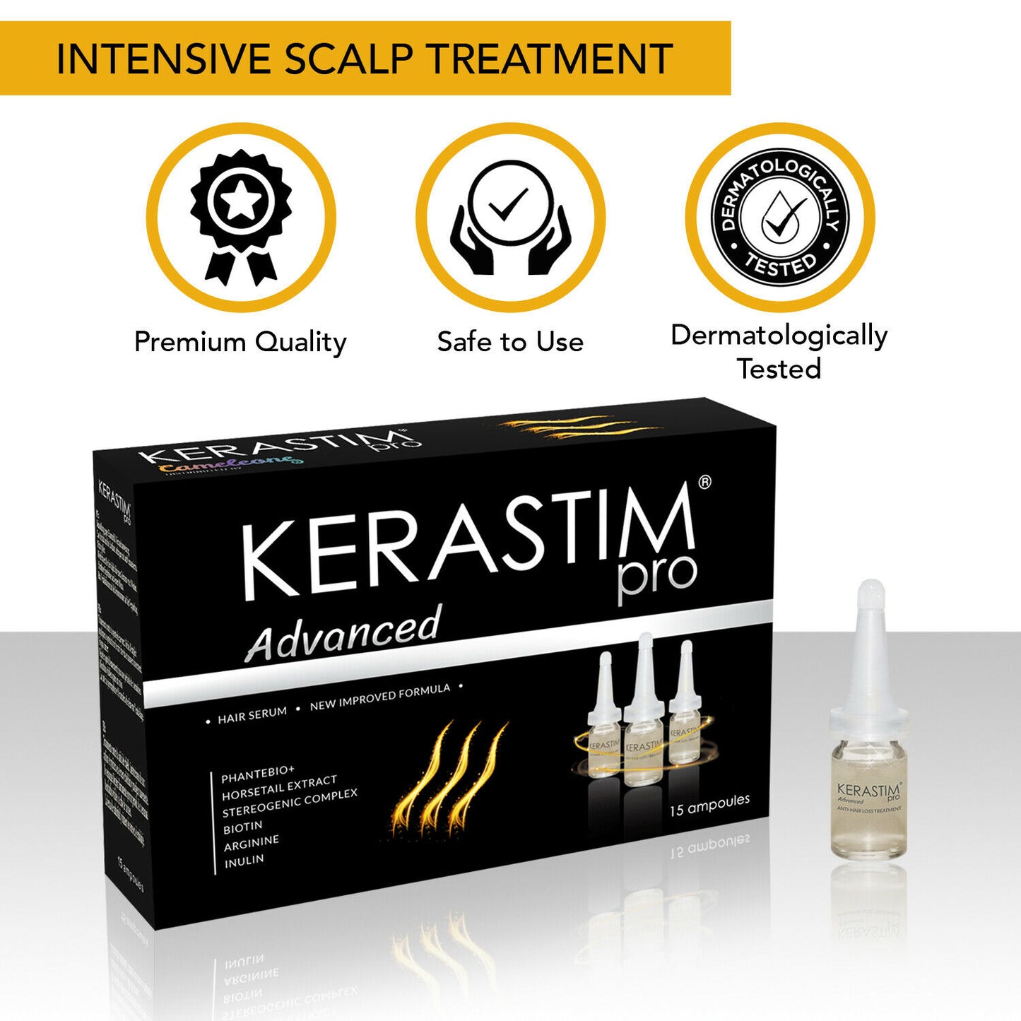 KERASTIM PRO ANTI HAIR LOSS SCALP TREATMENT GROWTH 15x5ml