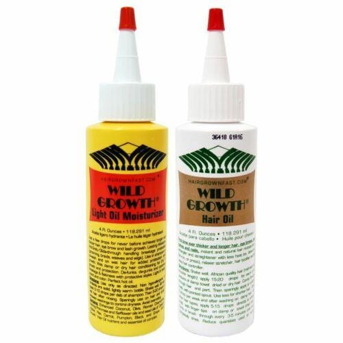 Wild Growth Hair Oil And Light Oil Moisturizer